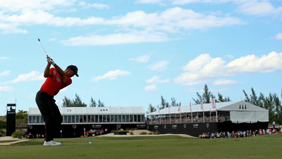 Tiger Woods at the Hero World Challenge 2019